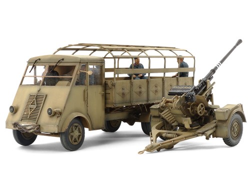 Samochód Renault AHN i działo FlaK 37 AA 32410 Tamiya