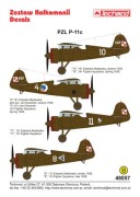 Kalkomania PZL P.11c 48057 Techmod