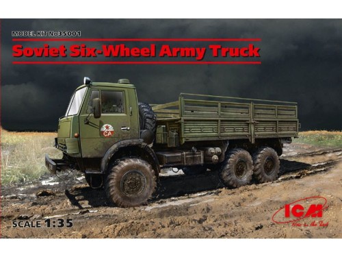 Ciężarówka wojskowa Kamaz 43114 6x6 35001 ICM