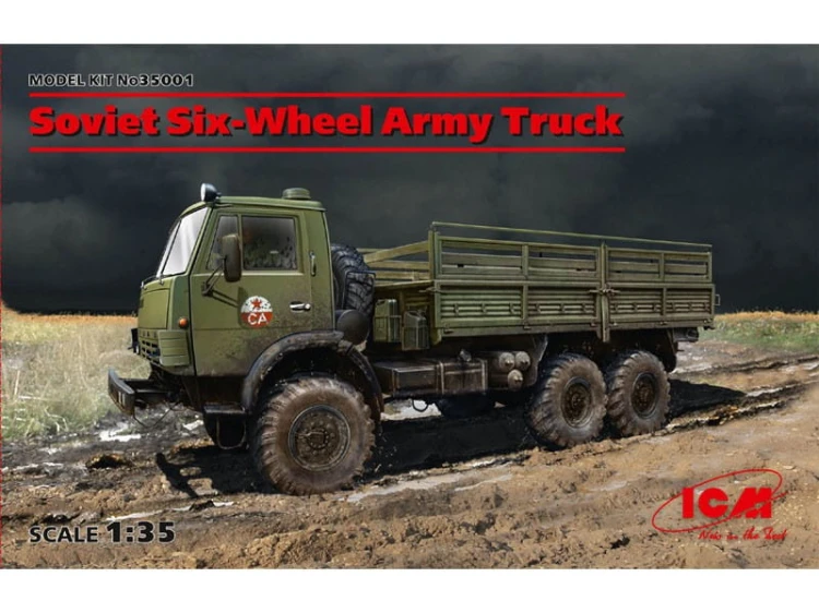 Ciężarówka wojskowa Kamaz 43114 6x6 35001 ICM
