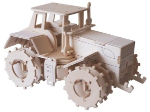 Traktor składanka drewniana