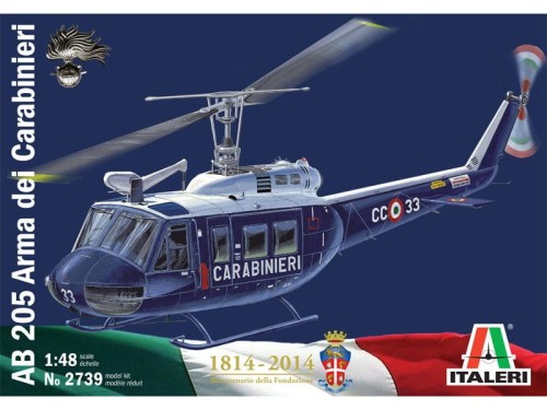 Śmigłowiec Bell AB 205 Carabinieri Żandarmeria 2739 Italeri