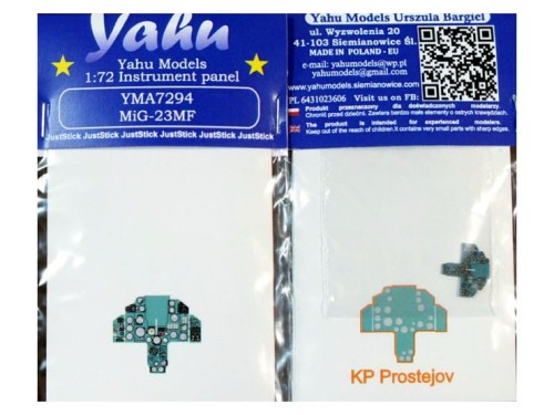 Fototrawiona tablica przyrządów do MiG-23MF YMA7294 Yahu