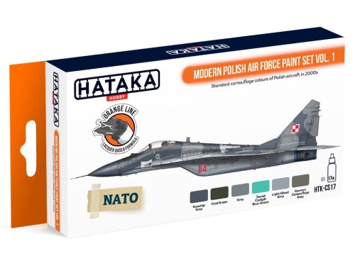 Zestaw farb Polskie Siły Powietrzne HTK-CS17 Hataka