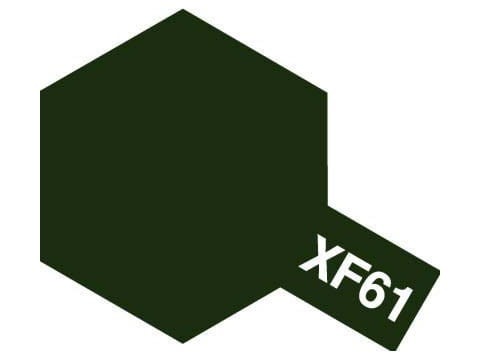 Farba akrylowa XF-61 Dark Green Flat 81361 Tamiya