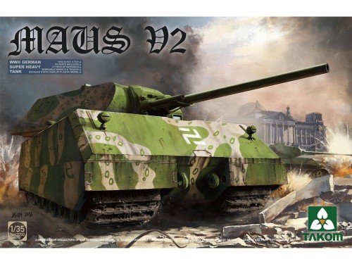 Czołg Maus V2 2050 Takom