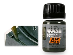 Wash modelarski Brown blue