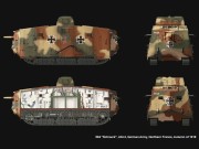 Czołg A7V Krupp TS017 Meng