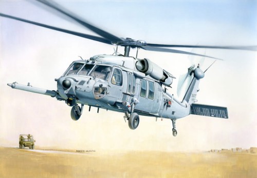Śmigłowiec Sikorsky MH-60K Black Hawk SOA 2666 Italeri