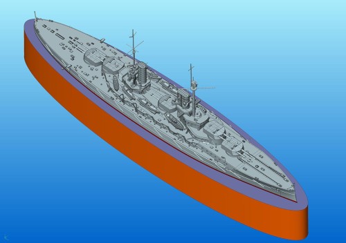 Okręt pancernik Markgraf S.017 ICM