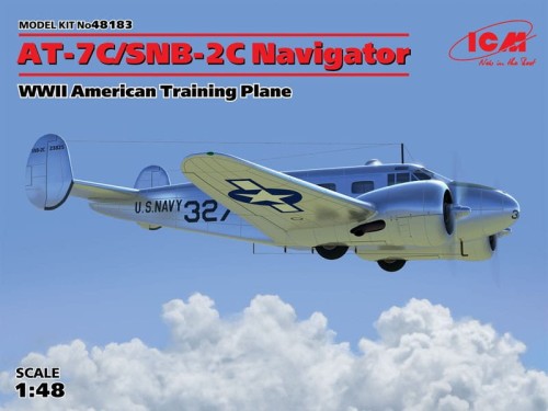 Beechcraft Model 18 AT-7C/SNB-2C Navigator 48183 ICM