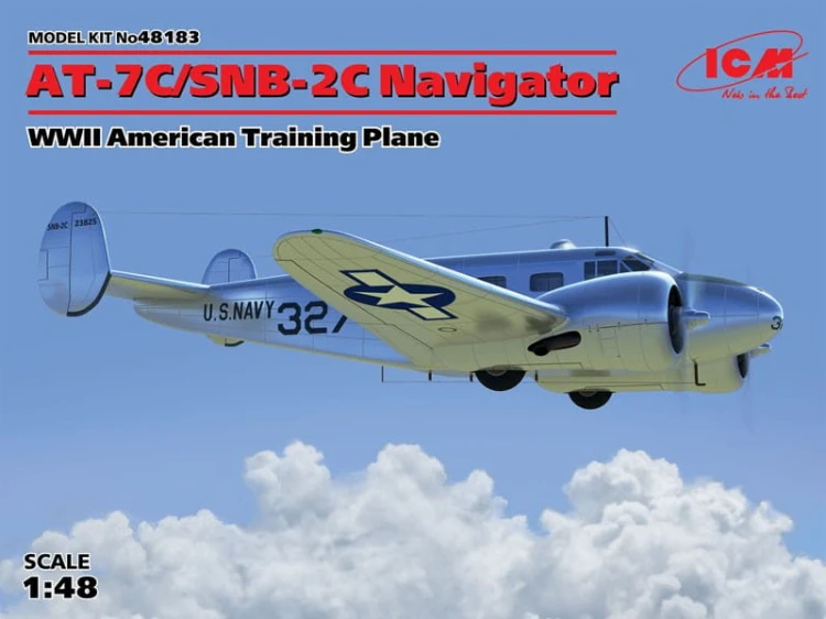 Beechcraft Model 18 AT-7C/SNB-2C Navigator 48183 ICM