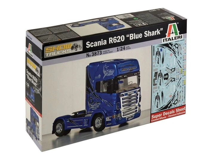 Samochód Scania R620 Blue Shark 3873 Italeri
