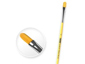 Pędzelek modelarski płaski 6 półokrągły