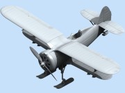 Samolot Polikarpow I-153 Chaika winter 48096 ICM