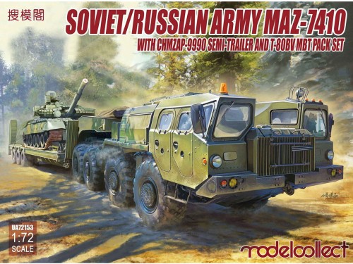 Ciężarówka MAZ-7410 z ChMZAP-9990 UA72153 Modelcollect