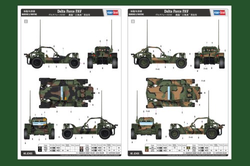 Pojazd Delta Force FAV 82406 Hobby Boss