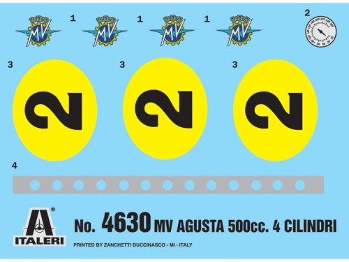 Motocykl MV Agusta 500cc 4630 Italeri