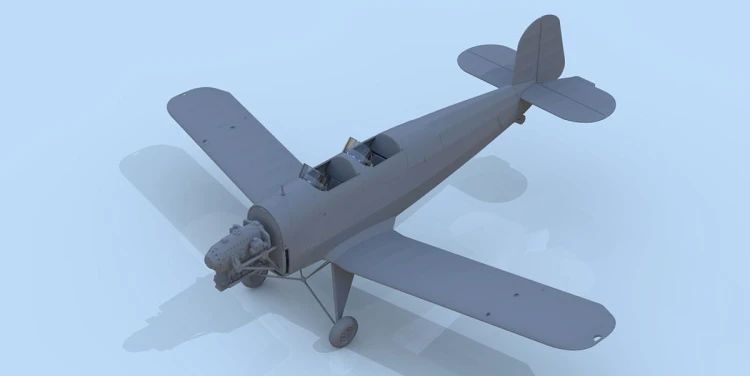 Samolot Bucker Bu 131D 32030 ICM