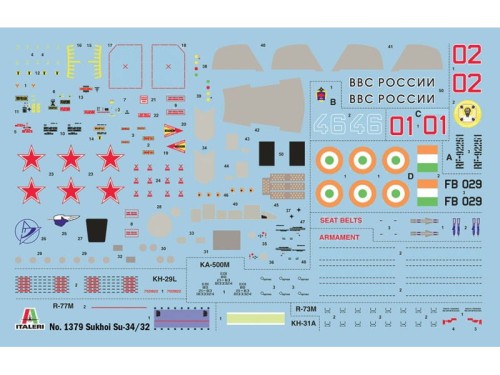 Samolot Sukhoi Su-34/Su-32 FN 1379 Italeri