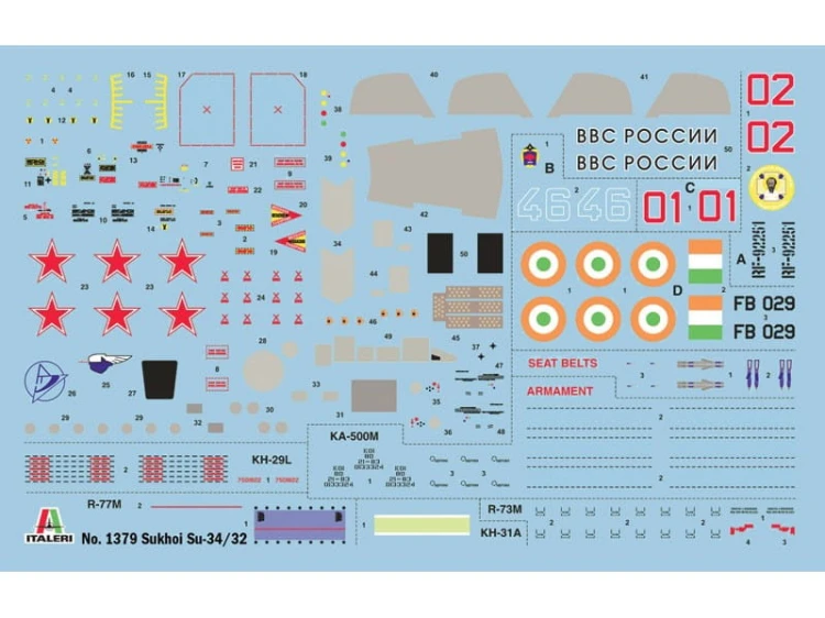 Samolot Sukhoi Su-34/Su-32 FN 1379 Italeri