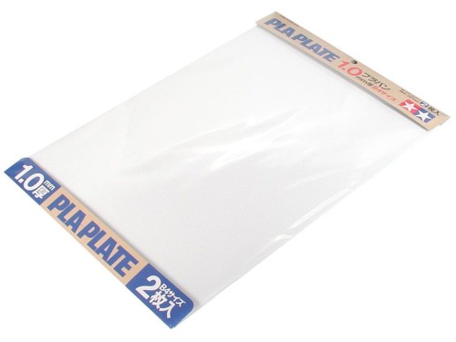 Płyta polistyrenowa biała B4 1mm 70124 Tamiya