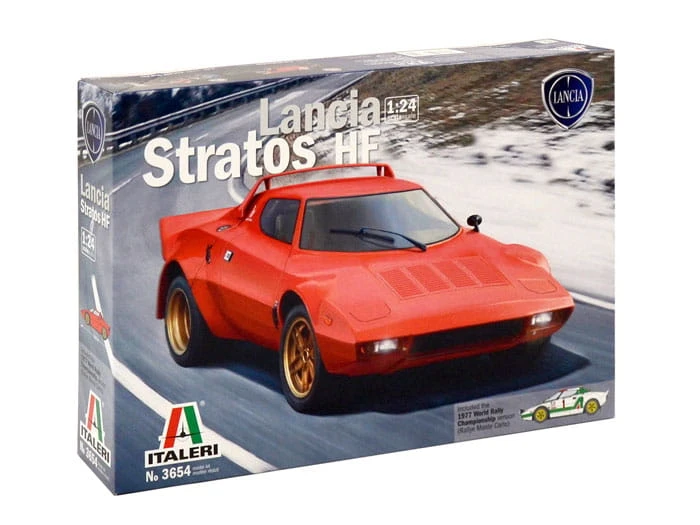 Samochód Lancia Stratos HF 3654 Italeri