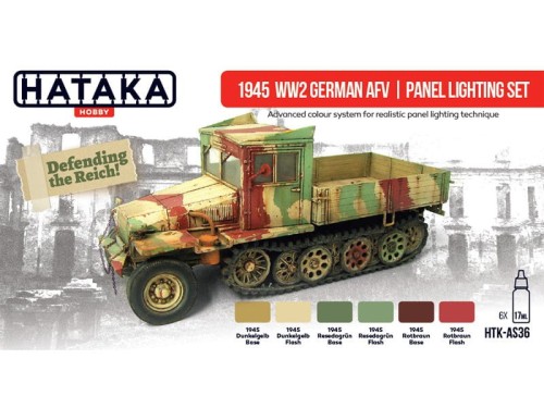 Zestaw farb German AFV 1945 HTK-AS36 Hataka