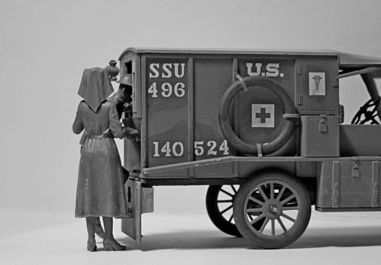 Samochód Ford Model T 1917 Ambulance 35662 ICM
