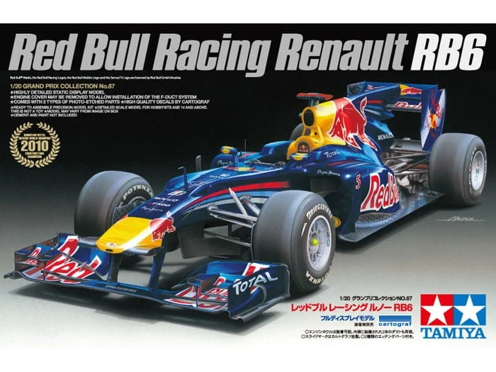 Bolid wyścigowy Renault RB6 20067 Tamiya