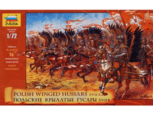 Figurki polscy skrzydlaci husarze 8041 Zvezda