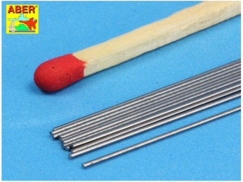 Pręty stalowe 0,5mm x 250mm SR05 Aber