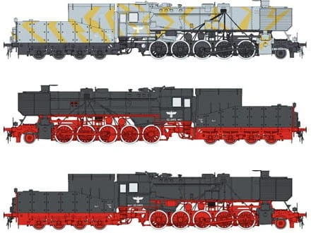 Lokomotywa parowóz Kriegslok BR 52 82901 Hobby Boss