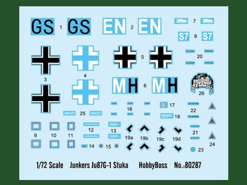Samolot Junkers Ju-87 G-1 Stuka 80287 Hobby Boss