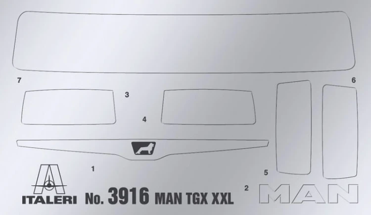 MAN TGX XXL D38 3916 Italeri