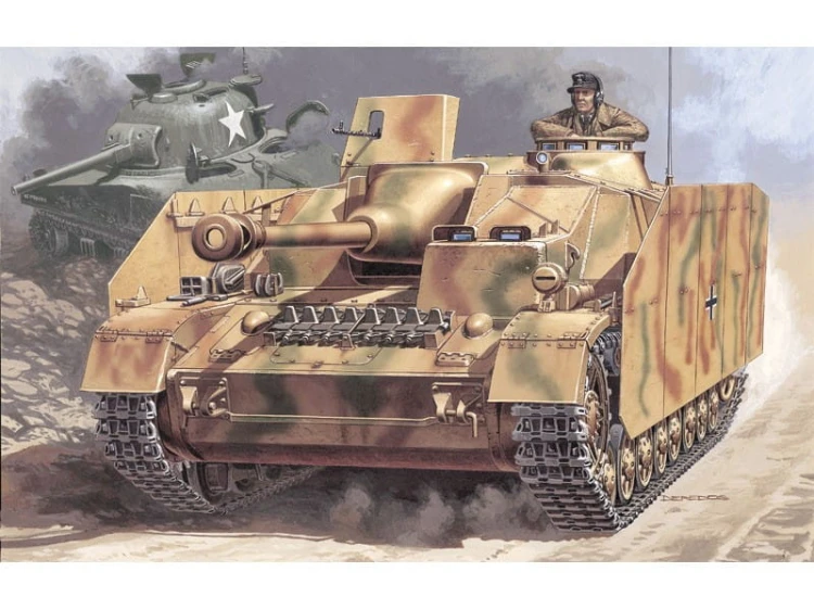 Działo Sturmgeschutz IV Sd.Kfz.167 6491 Italeri