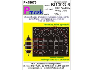 Maski do samolotu Messerschmitt Bf109 G-6
