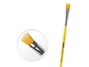 Pędzelek modelarski płaski 8 z rowkami