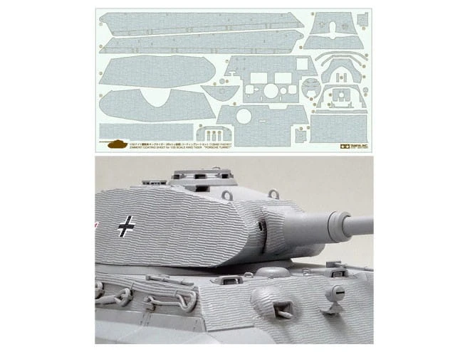 Naklejki Zimmerit King Tiger 12649 Tamiya