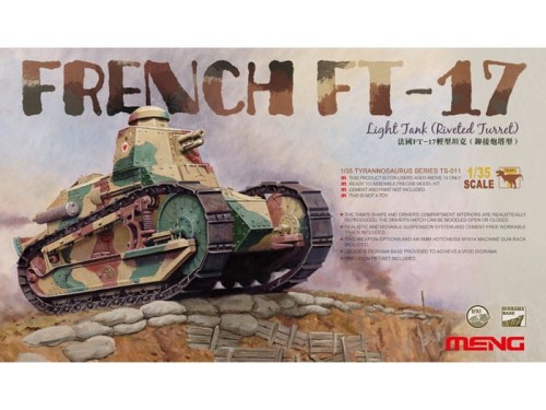 Czołg Renault FT-17 TS-011 Meng