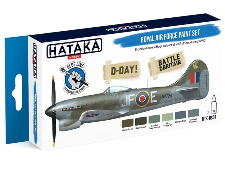 Zestaw farb akrylowych Royal Air Force HTK-BS07 Hataka