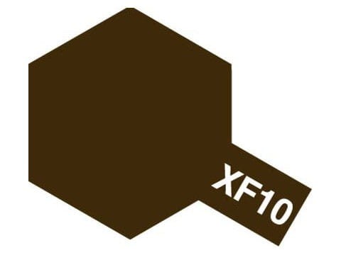 Farba akrylowa XF-10 Brown Flat 81710 Tamiya