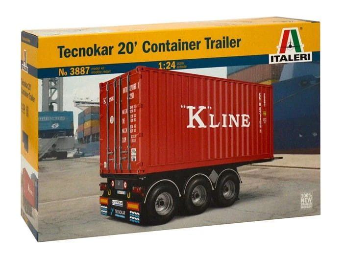  Naczepa kontener Tecnokar 20 3887 Italeri