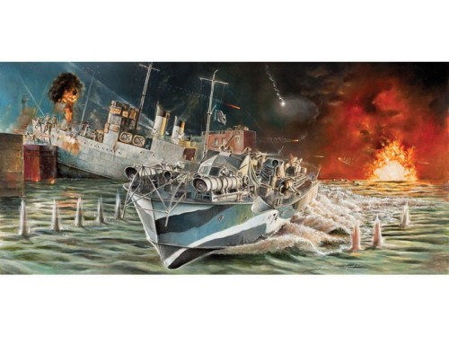Kuter ścigacz torpedowy Vosper MTB 74 5619 Italeri