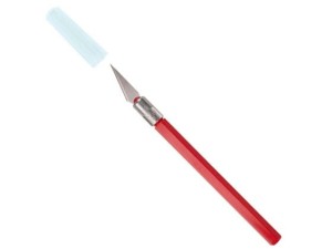 Nożyk skalpel modelarski czerwony