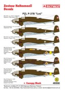 Kalkomania PZL P.37B Łoś 48066 Techmod