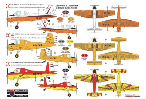 Samolot Let Z-37A Cmelak KPM0103 Kopro
