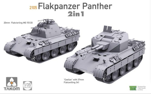 Działo Flakpanzer Panther Coelian 2105 Takom