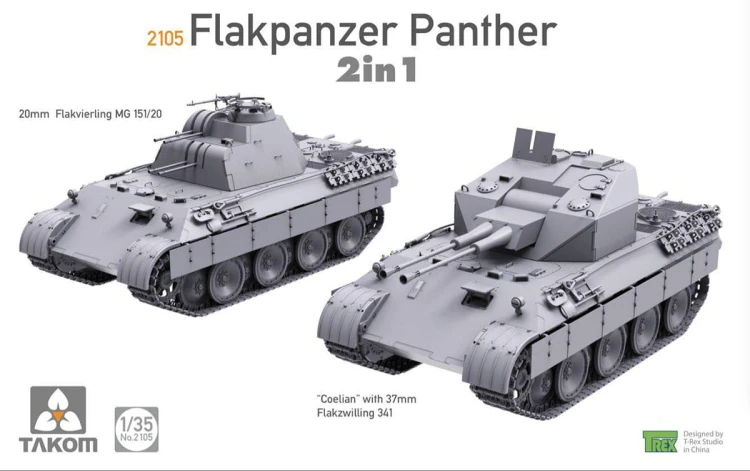 Działo Flakpanzer Panther Coelian 2105 Takom