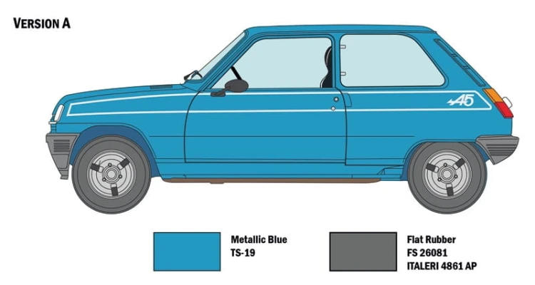 Renault 5 Alpine 3651 Italeri